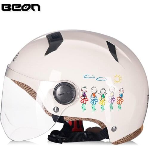 BEON B102 Motorcycle Helmet Men Women Retro Vintage Biker Scooter Half Open Face Helmets Moto Motorbike Casco Capacetes