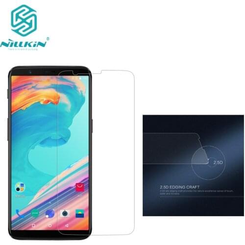 OnePlus 5t Nillkin H+ Pro 2.5 D Round Edge 0.2 mm Tempered Glass Screen Protector free shipping for one plus 5t A5010 (6.01'')