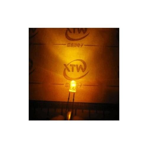 200pcs 3mm Yellow LED light emitting diode / F3 LED Yellow Colour