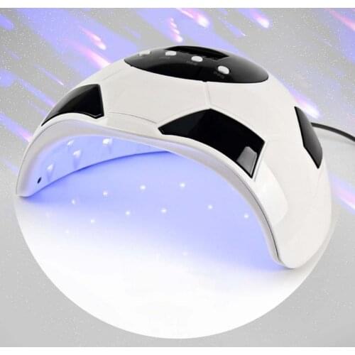 80% Hot Sale F3 Nail Dryer Football Shape 86W 36 Lighting Beads LED Double Light Manicure Drying Lamp for Beauty