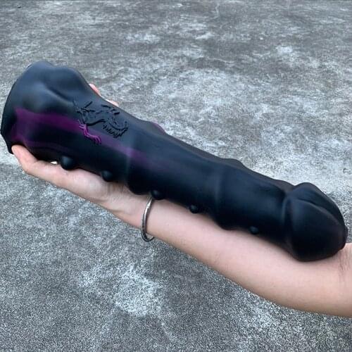 Horse Shape Animal Dildo Anal Plug Slilcone Huge Penis With Suction Cup Anal Massager Flirt Sex Product Sex Toys For Women Men