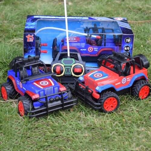 RC car remote control radio SUV vehicle Electric recharge batteries 1:24 Simulation model toy car High Speed ABS children gift