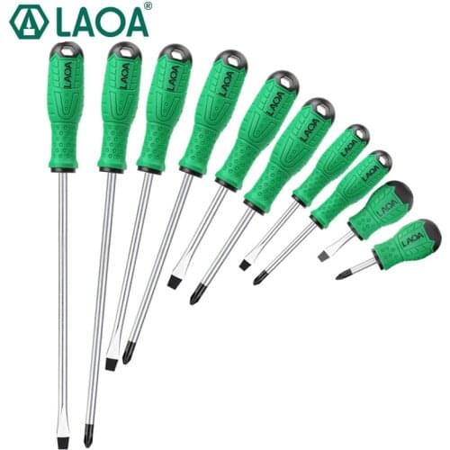 LAOA Multifunctional S2 Screwdriver Slotted and Phillips Screwdrivers Set Household Hand Tools