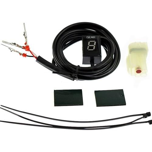 Motorcycle LCD Electronics 6 Speed 1-6 Level Gear Indicator LED Digital Gear Meter For Kawasaki Brute Force 750 Mule Teryx ATV