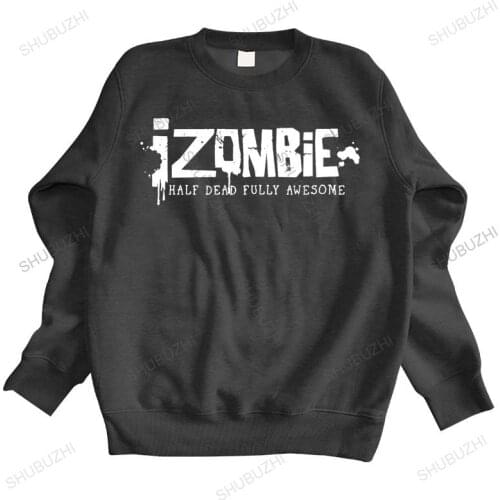 Homme cotton hoodie fashion Personalized hoody Mens Izombie Tv Show Logo Half Dead Fully drop shipping men autumn sweatshirt