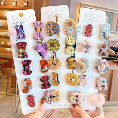 2020 New Children Cute Colors Cartoon Fruit Safety Clip Hairpins Baby Girls Lovely Ornament Hair Clips Kids Hair Accessories