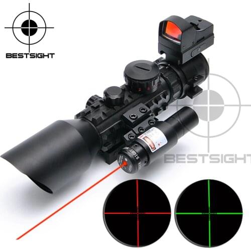 New 3-10X42E M9C + Holographic Sight Wide-field Telescope Birdwatching Seismic And Night For Vision Riflescope