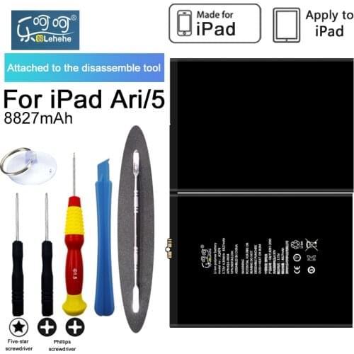 Original LEHEHE Battery For Apple iPad Air 5 A1484 A1474 A1475 3.73V 8827mAh Battery Replacement Free Tools Gifts