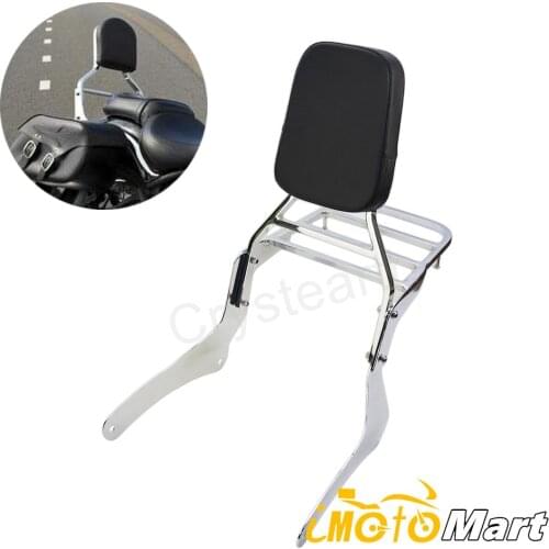 Passenger Rear Luggage Rack Support Holder Saddle bag Cargo Shelf Bracket Backrest Sissy Bar For Kawasaki Vulcan VN900 2006-2018