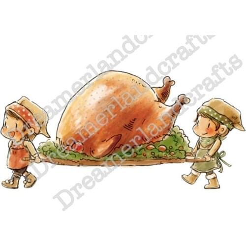 10x6 Big chicken legs Transparent Clear Stamps Silicone Seals for DIY scrapbooking photo album Card Making