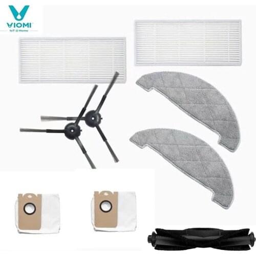 XIAOMI VIOMI S9 Robot Vacuum Cleaner Dust Bags Mop Cloths Side Brushe Main Brush Filter Vacuum Cleaner Accessories Sets Parts