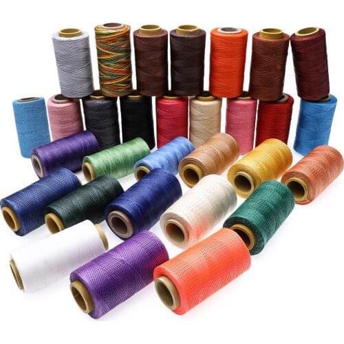 DIY Manual Leather Craft Hand Sewing Luggage Mark Line Walking Horse Wax Line Flat Wax Line Cow Leather Wax Line 150D