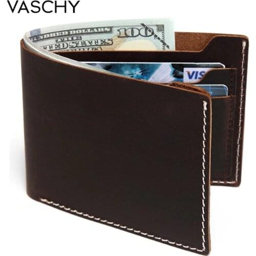 VASCHY Men's Wallets