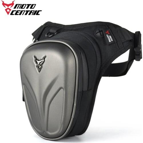 Waterproof Waist Bag Motorcycle Drop Leg Bag Men Motorcycle Bag Carbon Fiber Hard Shell Leg Bag Cycling Bicycle Waist/Leg Pocket