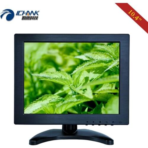 ZB104JN-261/10.4 11" inch 800x600 4:3 Portable Small Size POS Cash Register Ordering Machine LCD Screen PC Monitor with HDMI VGA