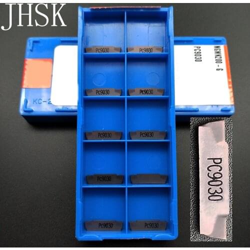 10pcs MGMN200 G PC9030 2mm wide double-head Cutting CNC lathe tools Carbide grooving Insert blade for steel iron