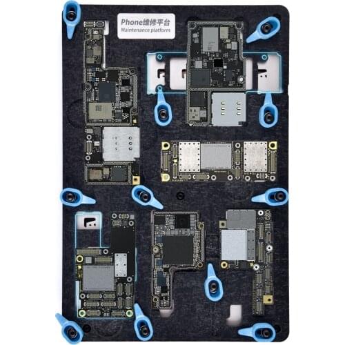 Qianli 6 in 1 Fixture Motherboard PCB Holder for Iphone X XS XSMAX 11 11PRO PROMAX Desoldering Positioning Platform