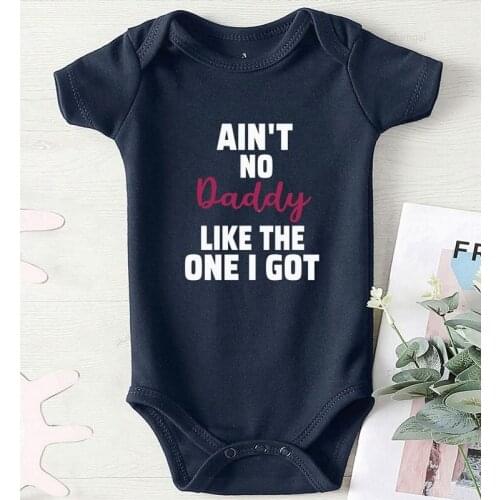 Kids Summer Clothes Infant Girl Outfits Toddler Winter Rompers Printing Daddy Newborn Baby Costume One Piece Jumpsuit Kids