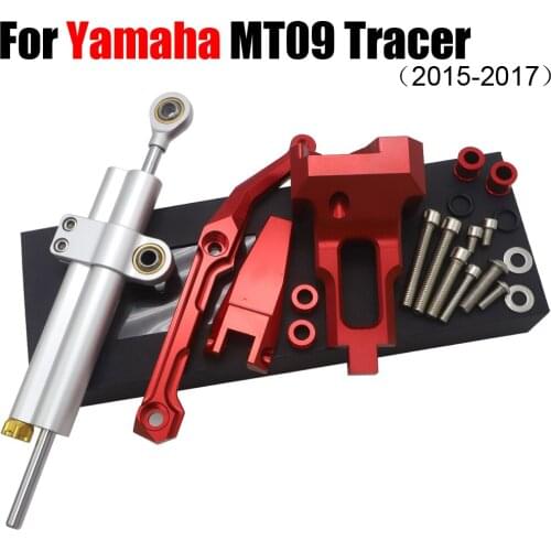 For Yamaha MT-09 MT 09 MT09 Tracer 2015-2017 CNC Steering Damper Mounting Bracket Kit 2016