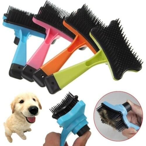Dog Cat Comb Brush Needle Pet Hair Brush Small Puppy Dog Hair Remover Pet Beauty Grooming Tool For matted Long Hair Curly Pet