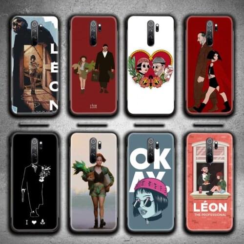 HOTCASHOP Popular movies Leon Mathilda Phone Case for Redmi 9A 8A 7 6 6A Note 9 8 8T Pro Max Redmi 9 K20 K30 Pro