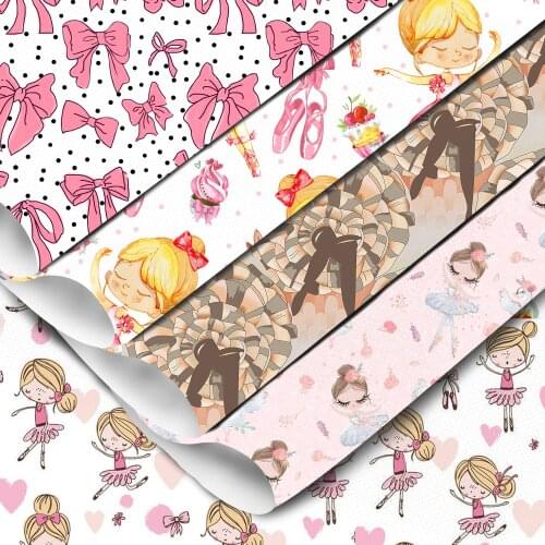 Halloween Cartoon Character Horror Film Theme Faux Synthetic Leather Sheets For Bows Gift Phone Case DIY Crafts Accessoory