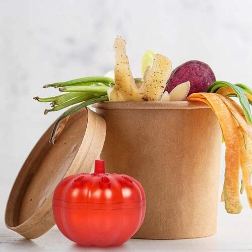 2pcs Fruit Fly Trap For Kitchens Safe Non-toxic Fly Killer Indoor Fly Trap Pumpkin Shape Reusable Silicone Kitchen Tool