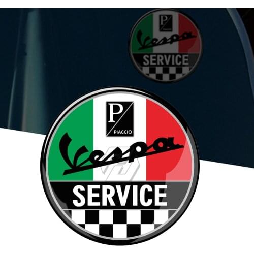 Motorcycle Round Sticker Case for Piaggio Vespa Service Sprint GTS GTV LX PX PRIMAVERA 50 125 150 200 250 300 Super Sport