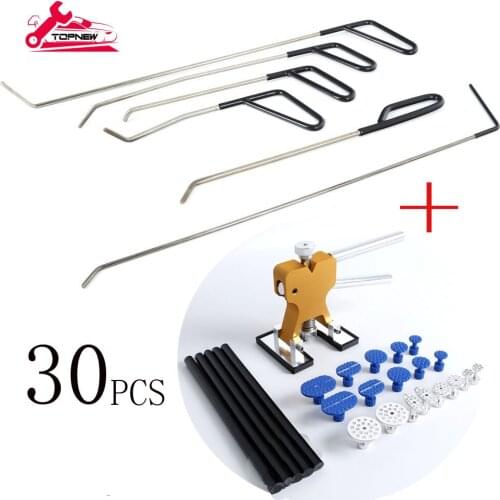 Auto Paintless Dent Repair Kits, Car Dent Puller with Bridge Dent Puller Kit, Full Set Dent Remover Tool for All Kinds of Damage