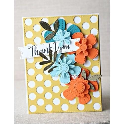 PP Craft metal cutting dies cut die mold New Flower leaf decoration Scarpbook paper craft knife mould blade punch stencils dies