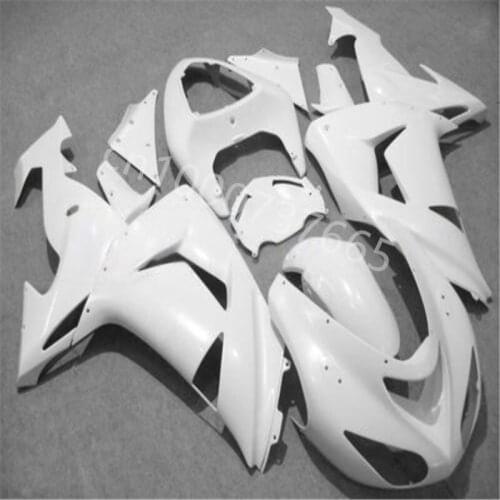 Full white Injection Fairing kits FOR KAWASAKI NINJA ZX10R 06-07 ZX 10R 06 07 ZX-10R 06-07 10 R ZX 10R 2006 2007 Fairin