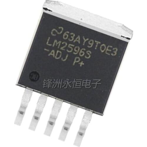 10PCS/Lot LM2596S-ADJ TO-263 LM2596S LM2596 150 kHz 3A Step-Down Voltage Regulator Original New Wholesale Electronic