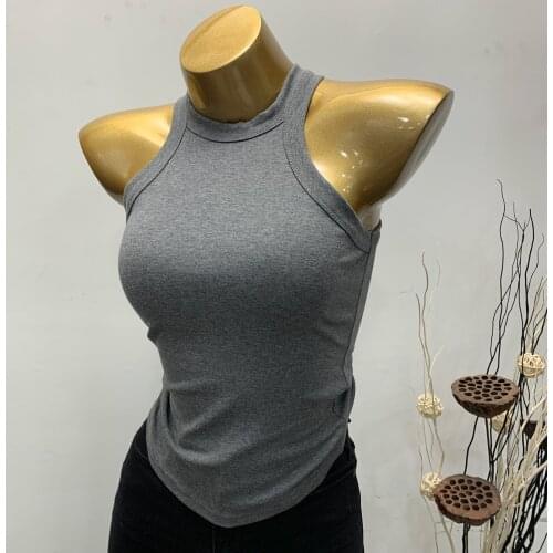 Simple Sexy Women Tank Tops 2020 Summer New Solid Elastic Slim Night Club Lady Elegant Pulls Tops Tees