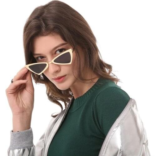 2018 Arrived Retro Triangle Small Frame Sunglasses Women men Brand Designer UV400 Vintage cat eye Sun Glasses Female Oculos n597