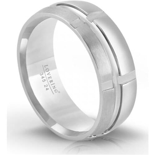 Lvr345 Steel Wedding Ring