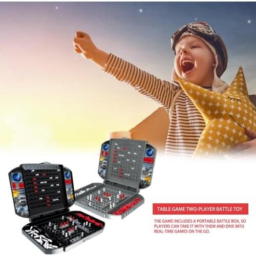 Battleship Game Safe Interesting Puzzle Chess Toy Tabletop Game Board Game Marine Strategy Family Games Two Players Fun Toys