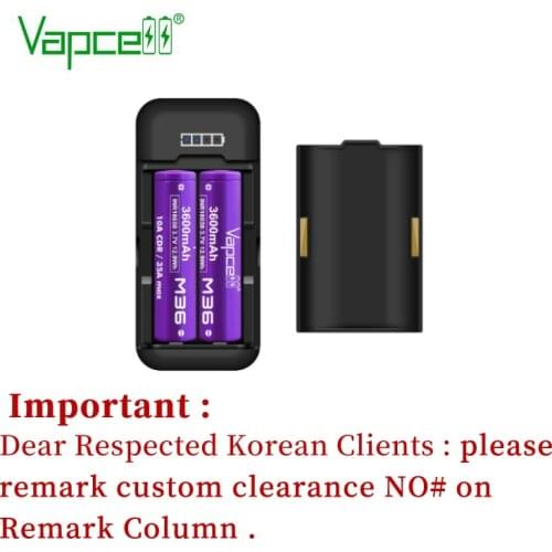 Vapcell P2 Li Ion Battery Charger 5v 2a Item Portable 3.6v 3.7v Unprotected 18650 Lithium Batteries USB 2Slot Charger+retail box