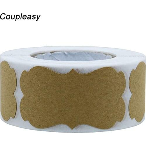 300Pcs/Roll Blank DIY Paper Scrapbooking Sticker Decoration Craft Tags Round Sticker Box Package Label Sealing Stickers