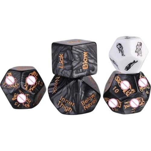 5pcs Sex Games Dice for Adult Sex Position Dice Couples Fun Romantic Game Bacherette Party Toys Props Valentines Day Presents