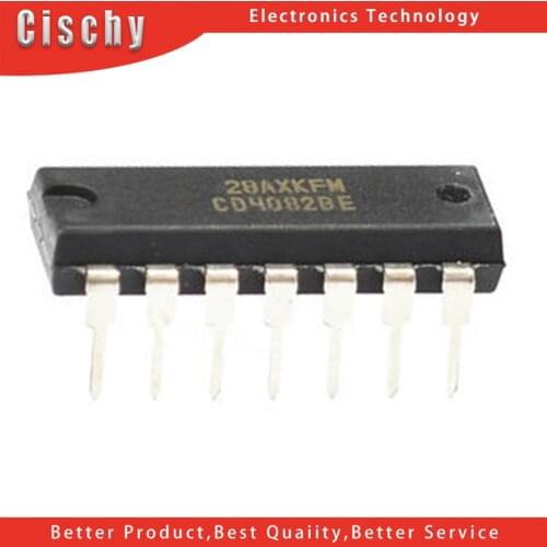 5pcs/lot CD4082BE CD4082 DIP-14 In Stock