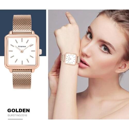 Ladies Gold Watch Ananke China