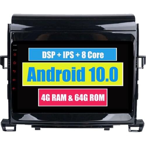 Car Multimedia Player For Toyota Alphard 2011 2012 Android 10 Autoradio Bluetooth Radio Stereo GPS Navigation HeadUnit DSP