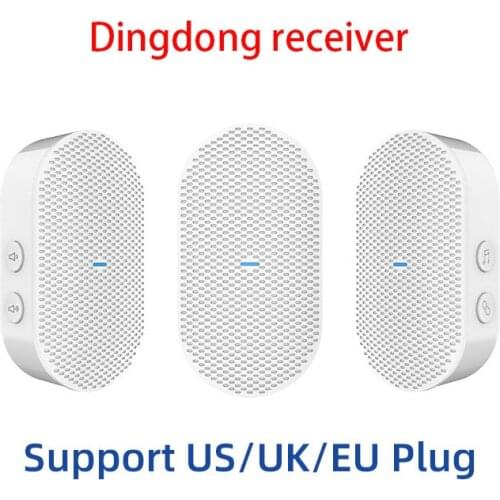 Wireless Smart Doorbell Receiver Doorbell Indoor Chime Ding Dong V7 V6 V5 with 38 Tune Songs Wireless Doorbell Video Doorbell