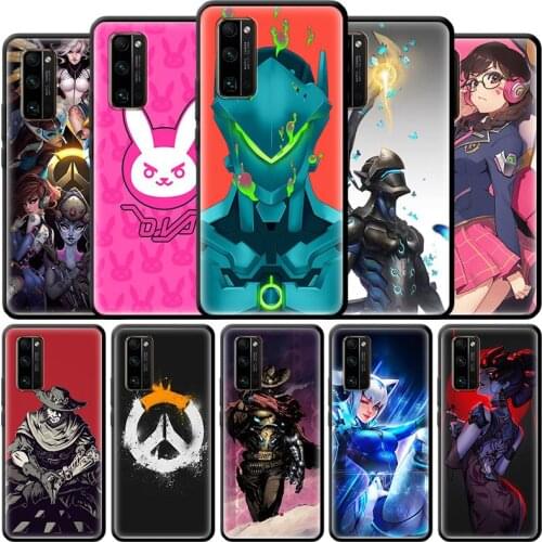 Hot Overwatch ow Game Phone Case For Huawei Y6 Y7 Y9 2019 Y6p Y8p Y7a For Honor 20 Lite 8X 9X Pro Play 9A 30i 9S 8S Cover Coque