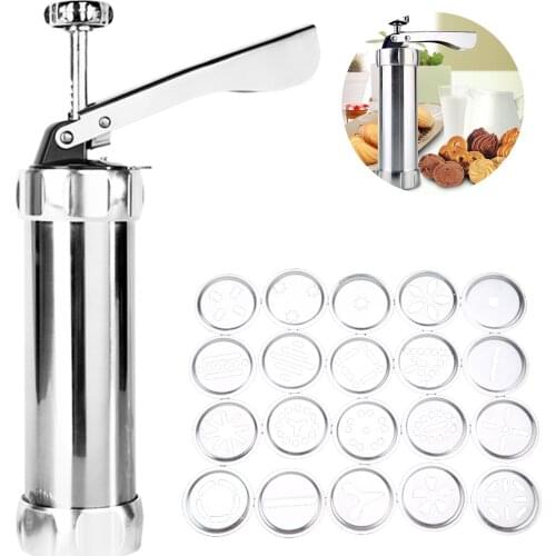 Cookie Mold Seamless Connection Gun Baking Mold Wire Drawing Process Decorating Mold Decorating Mold Gun with Decorating Piece