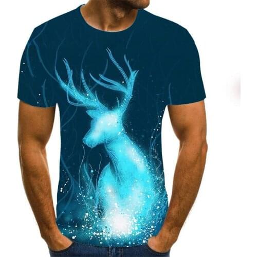 New Mens T Shirt 3D Print Shirt Animal Graphic Tees Lovely Pattern Tops Men/Women Cute Tee Funny Pet T-shirt Size 100-6XL