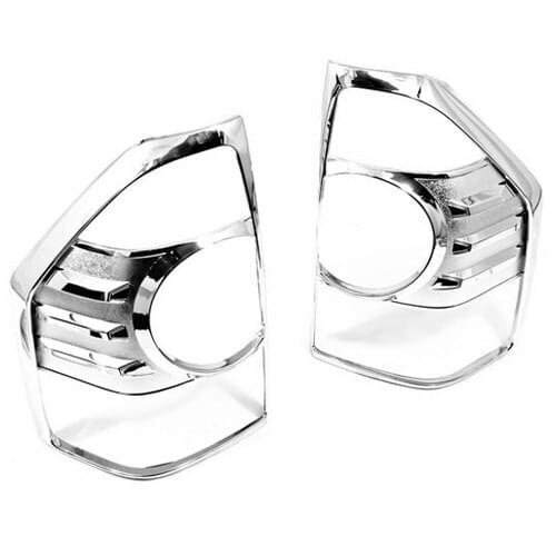Chrome Tail Light Cover for Mitsubishi Pajero / Shogun 00-06
