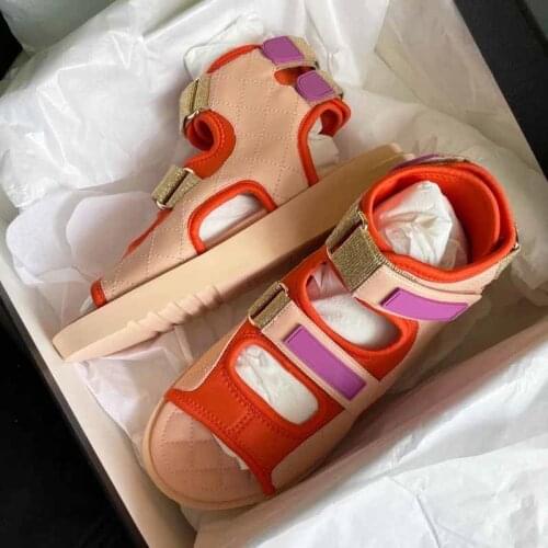 Summer All-match Casual Flat Shoes Roman Style Fashion 2021 Sports Sandals Women Trifle Bottom Round Toe Open Toe Women Sandals