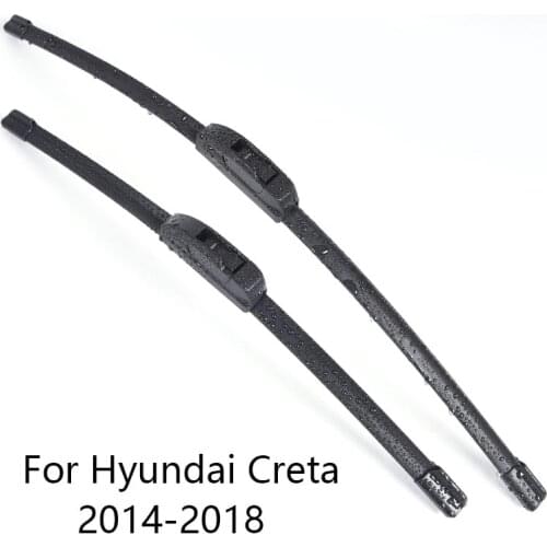 Car Windshield Wiper Blades for Hyundai Creta form 2014 2015 2016 2017 2018 Car Windscreen wiper Rubber