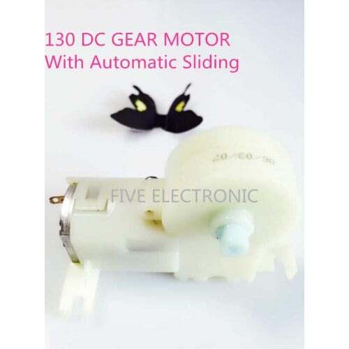 130 Micro DC Motor with Automatic sliding, use for gift box,The robot arm, Tanks transmission, and DIY Models